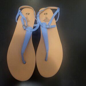 H & M blue Sandals